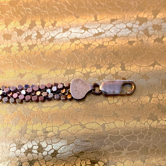 Milor Rare Italian Multi strain Sterling Silver Bracelet - Picture 2 of 6